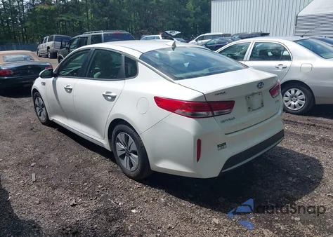 2017 Kia Optima Hybrid из США, поврежденный, VIN KNAGT4LC8H5004537